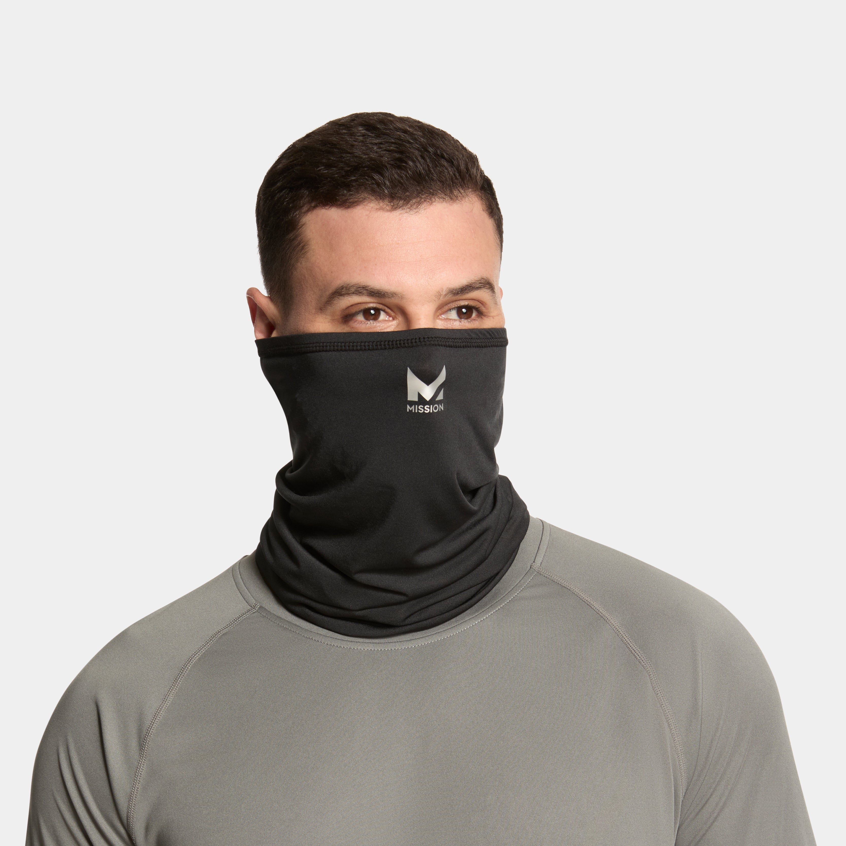 Cooling Multi-Use Neck Gaiter Neck Gaiters MISSION Black One Size