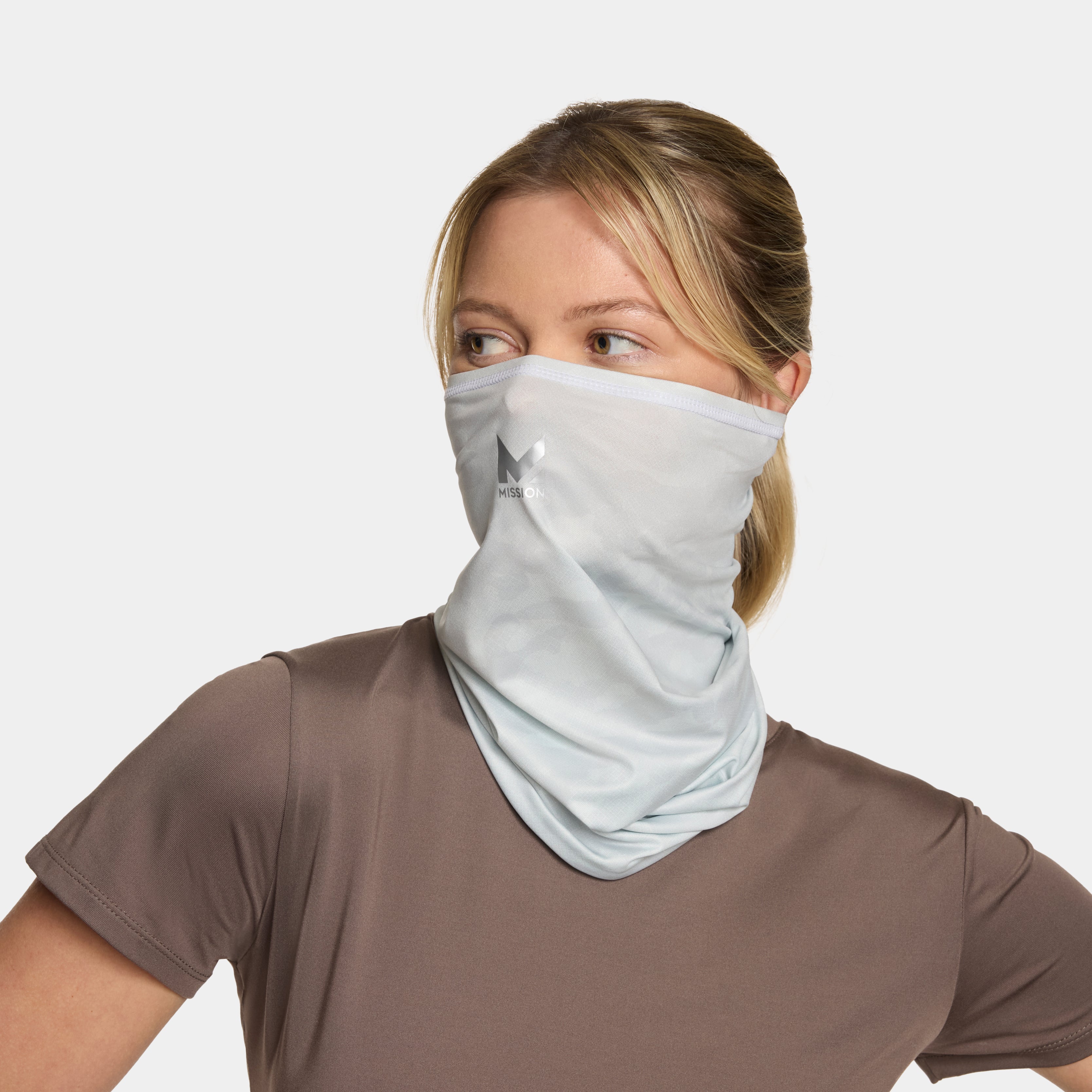 Cooling Multi-Use Neck Gaiter Neck Gaiters MISSION White Camo One Size