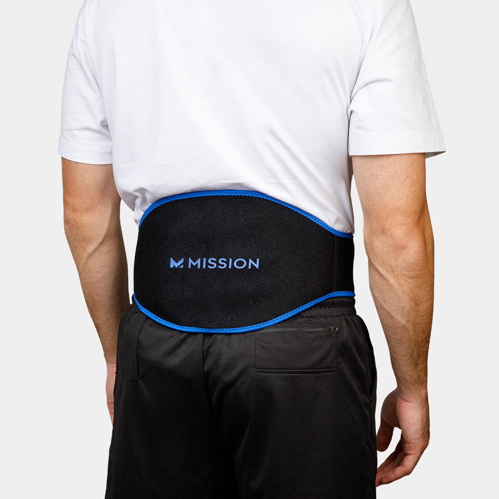 Compression Back Wrap MISSION Black One Size