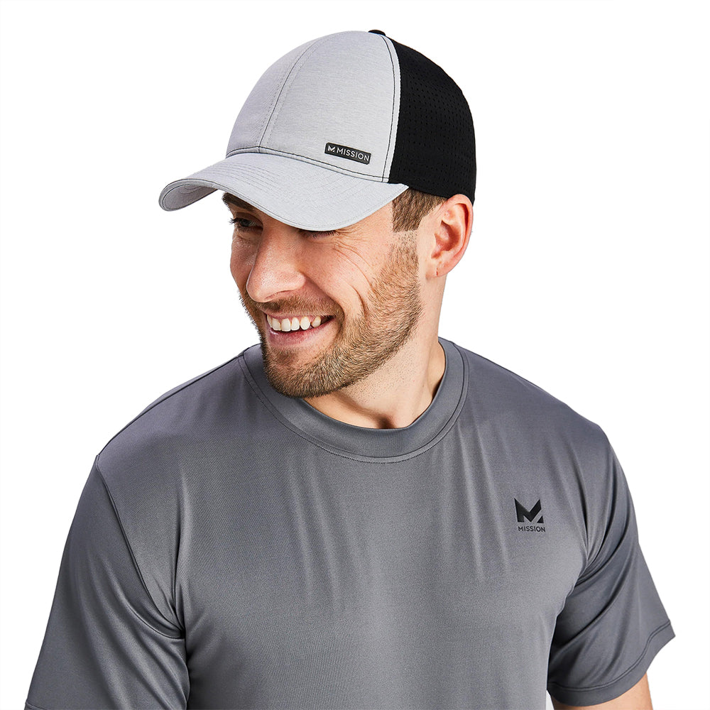 Cooling Apex Hat Caps MISSION Alloy Heather / Black One Size
