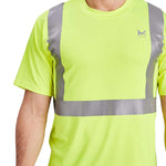 Men's Cooling Safety Shirt Shirts MISSION Hi Vis Yellow M