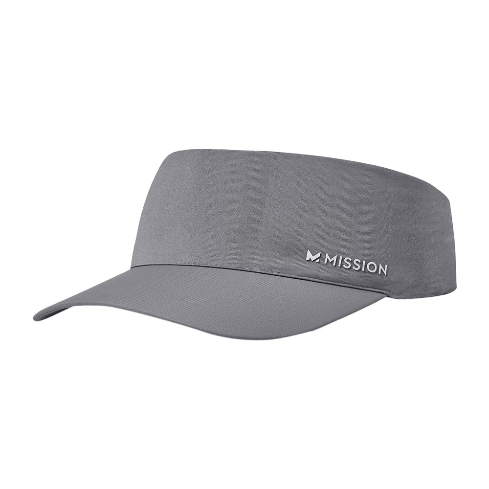 Cooling Stretch Visor Caps MISSION Charcoal One Size