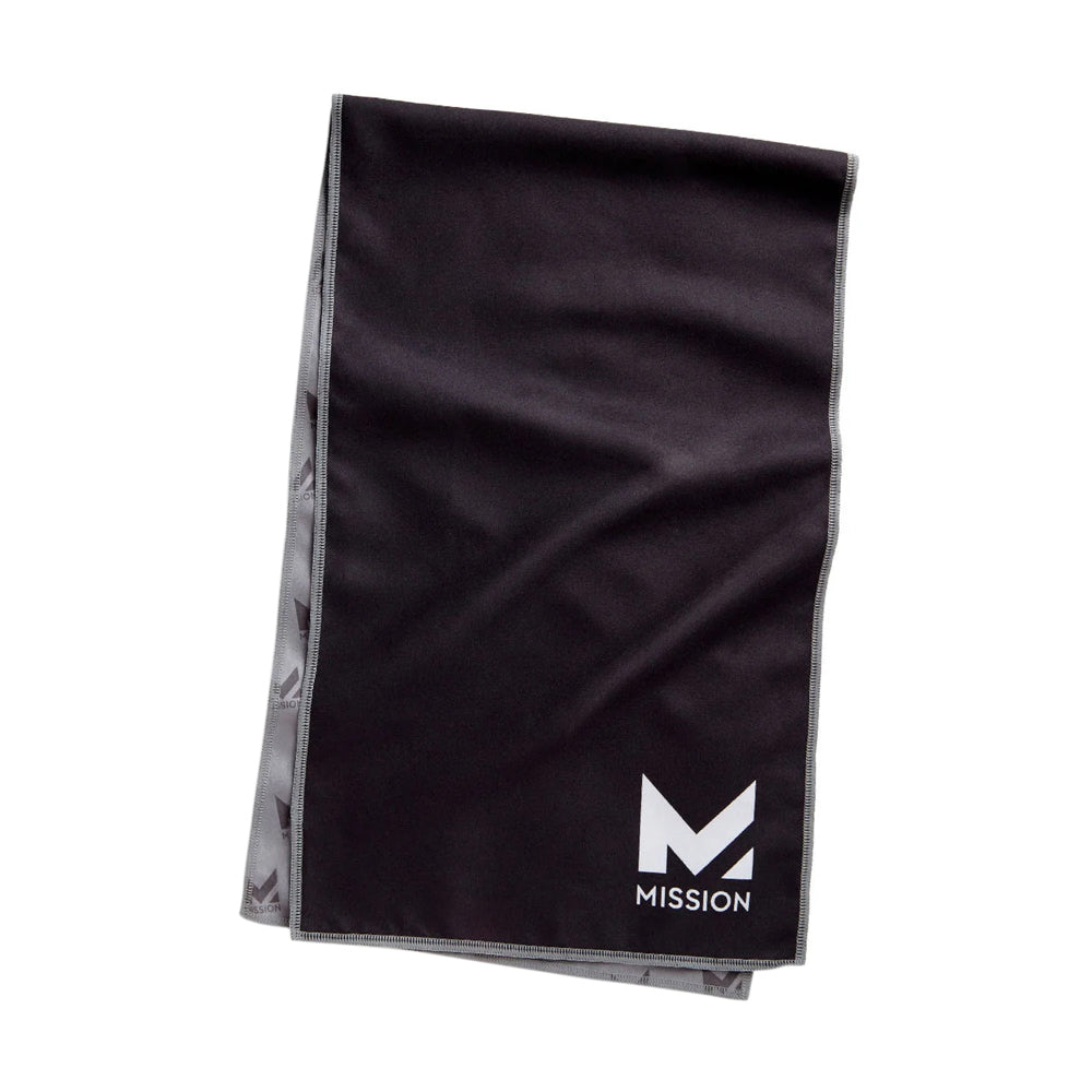 Original Cooling Towel Towels MISSION Black 10" x 33"