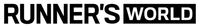 Black and white logo for 'RUNNER'S WORLD' with bold black text on a white background.